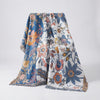 Reversibel blommig tryckt throw-filt