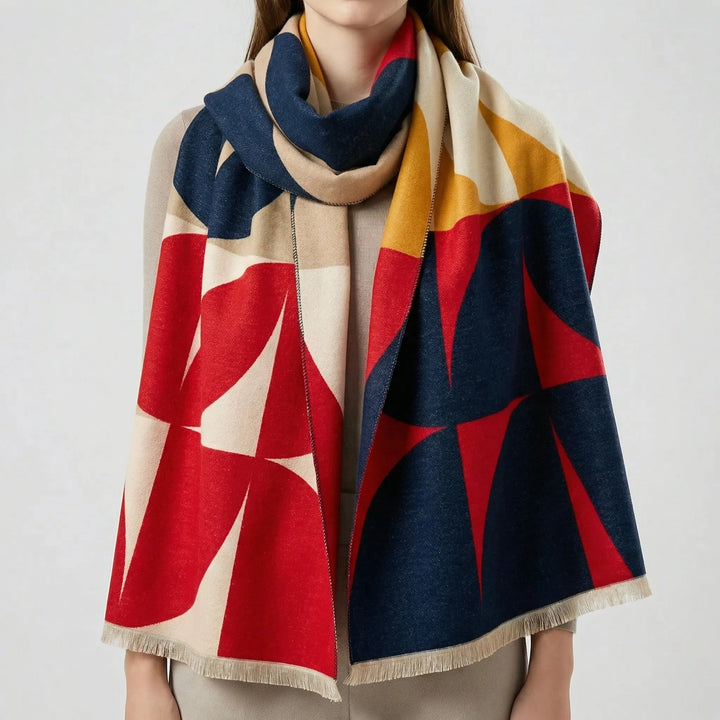 Versawrap - Reversible Oversized Poncho Scarf