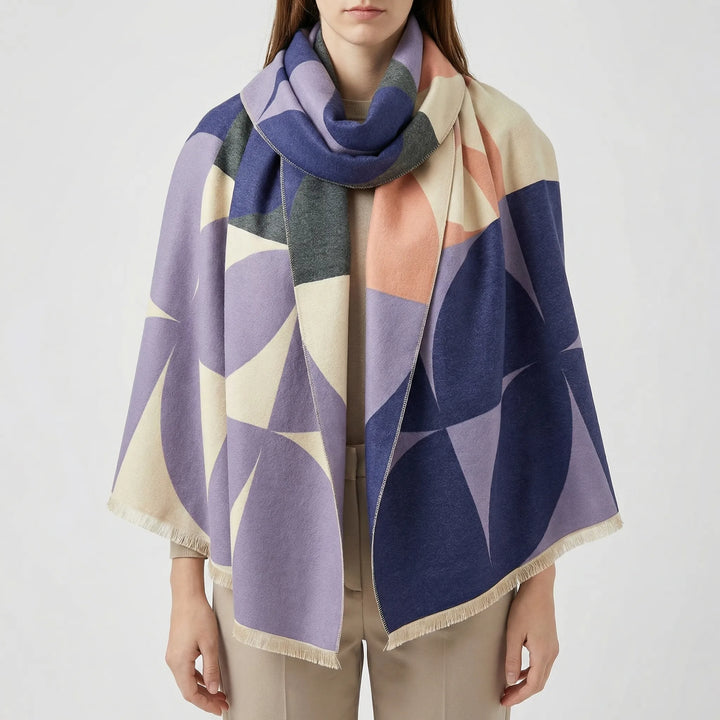 Versawrap - Reversible Oversized Poncho Scarf