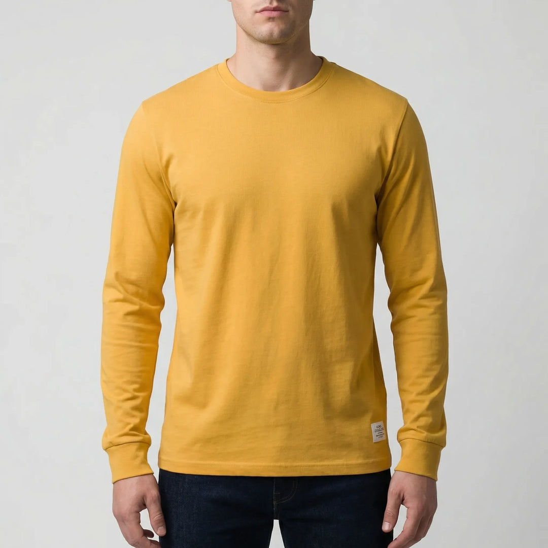 Vestalo - Long-Sleeve Crew Neck Men's Shirt