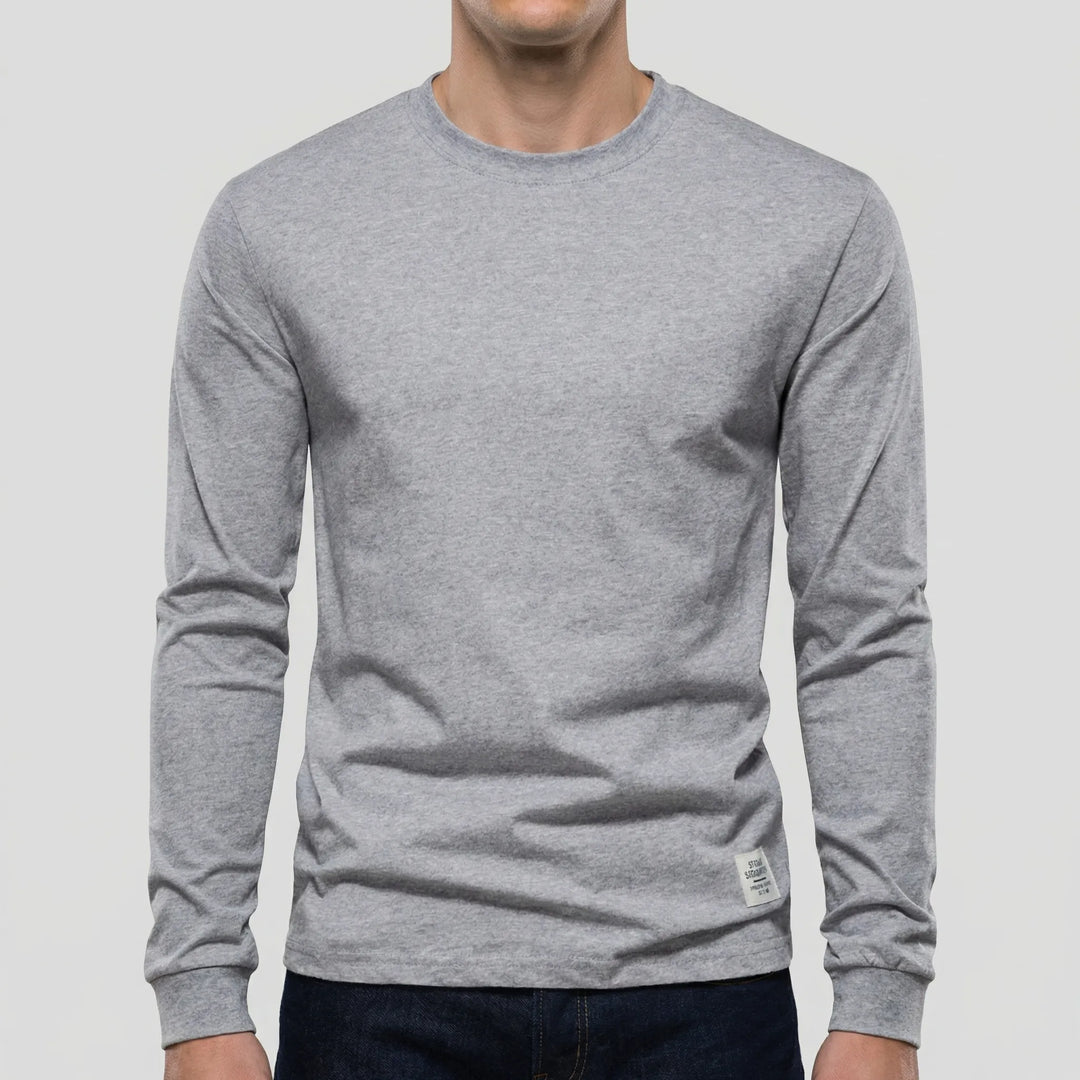Vestalo - Long-Sleeve Crew Neck Men's Shirt