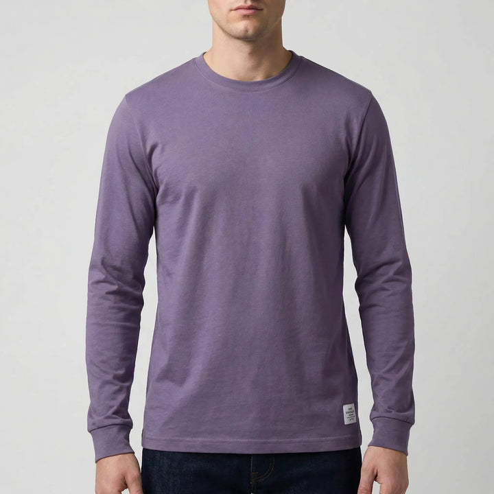 Vestalo - Long-Sleeve Crew Neck Men's Shirt