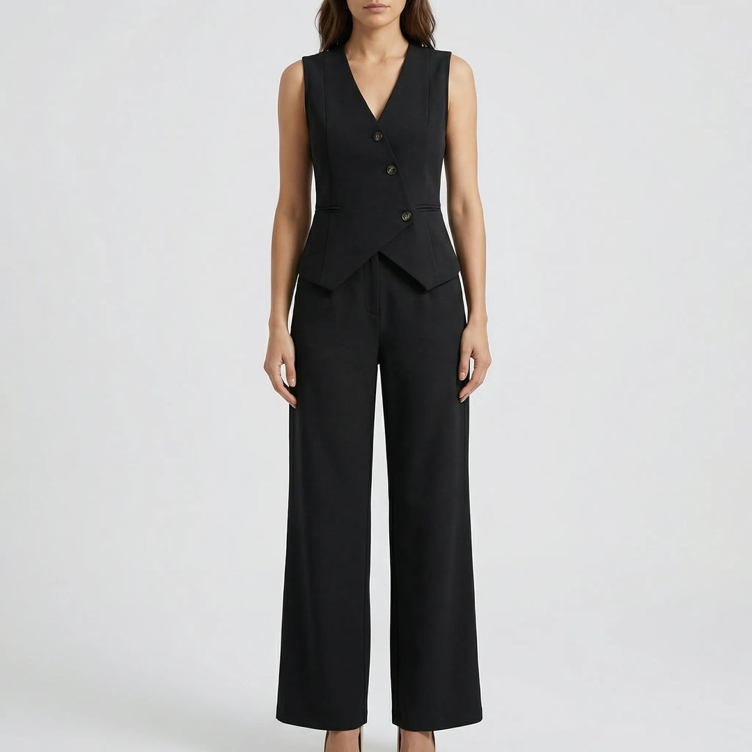 Vestara - Tailored Vest And Trouser Set