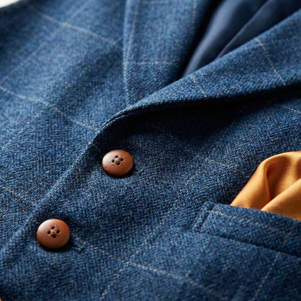 Vesthaven - Vintage V-Neck Button-Front Vest
