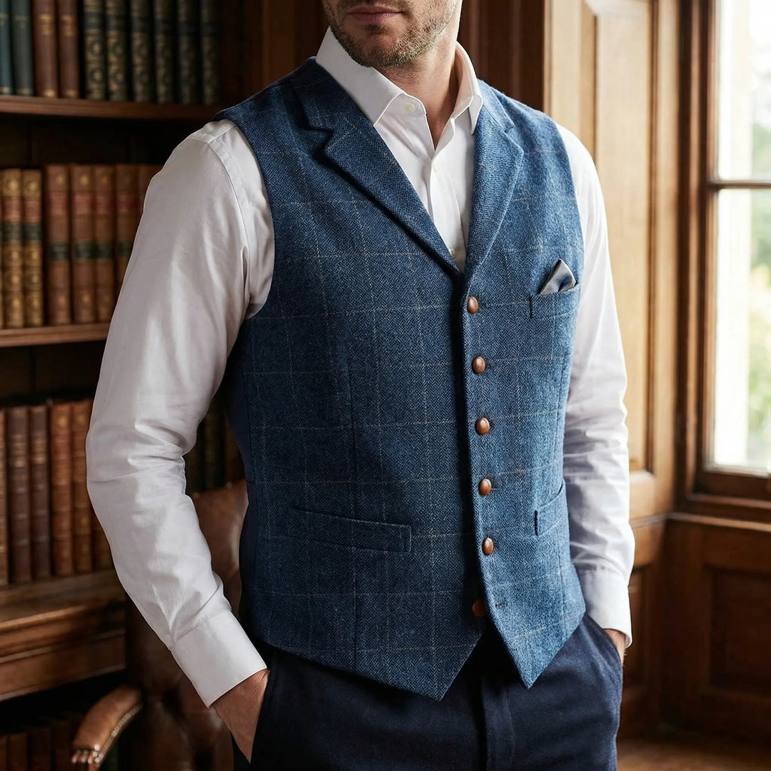 Vestonn - Vintage-Inspired Button-Front Vest