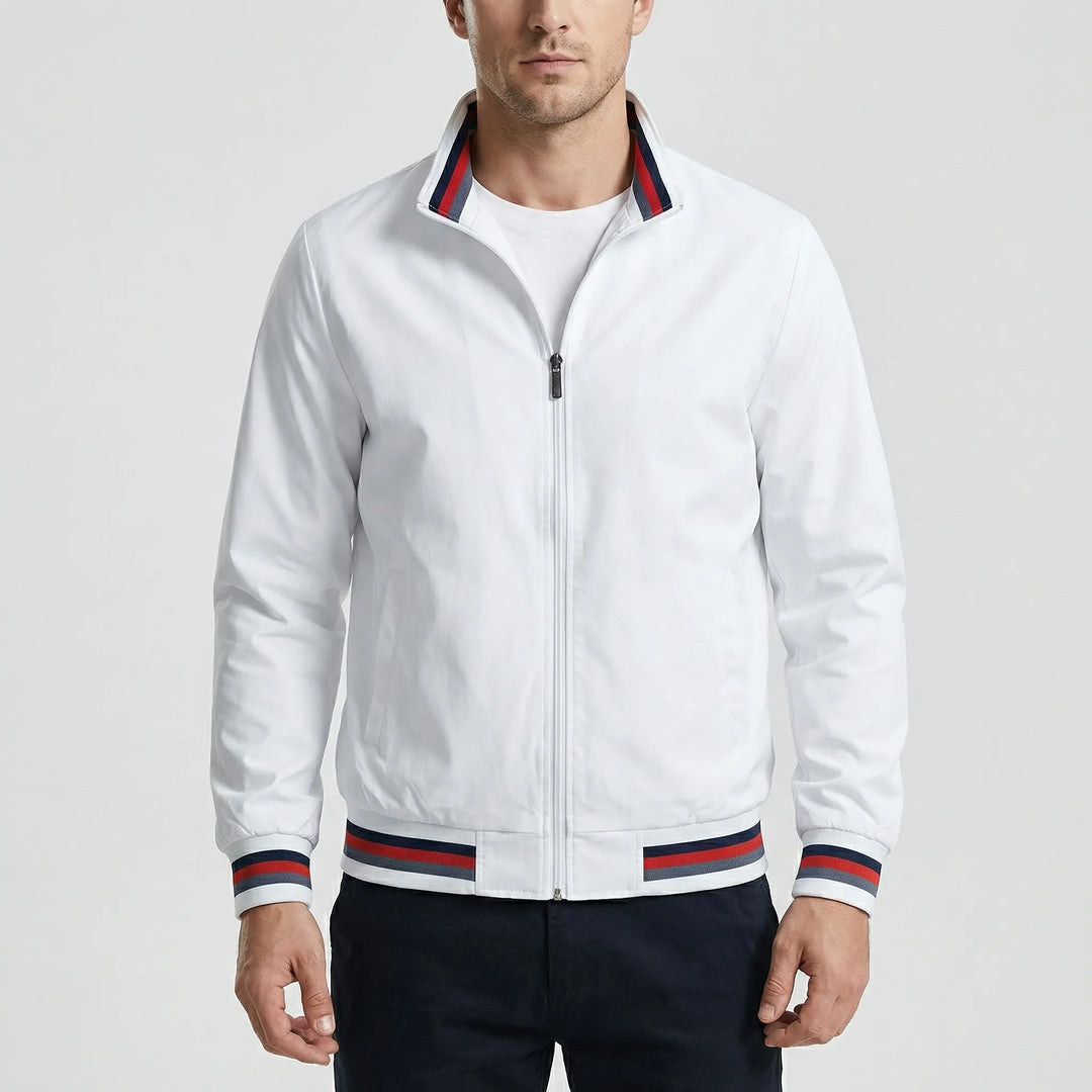 Vesturo - Full-Zip Casual Bomber Jacket