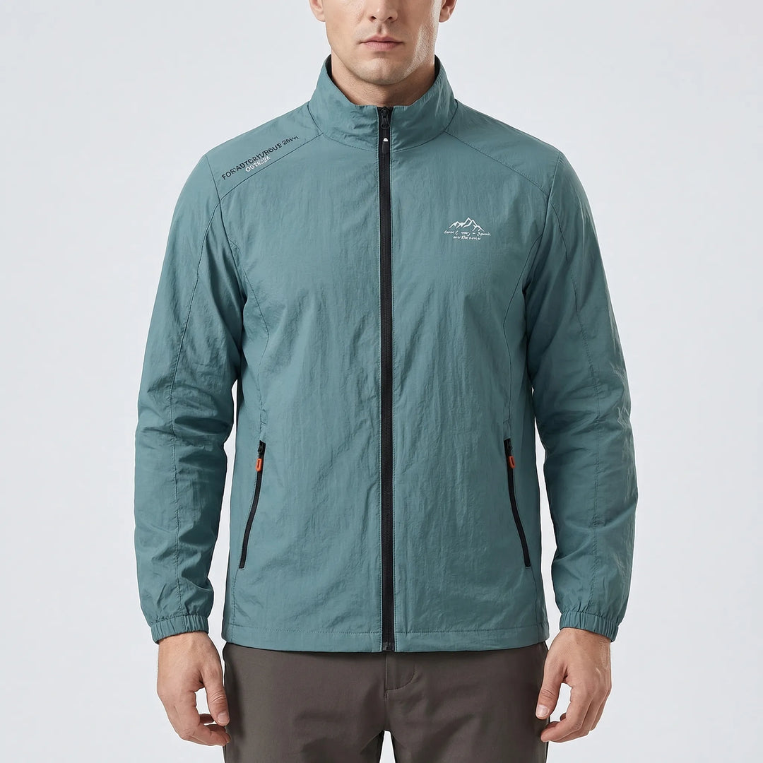 Vexalo - Lightweight Men's Zip-Up Windbreaker