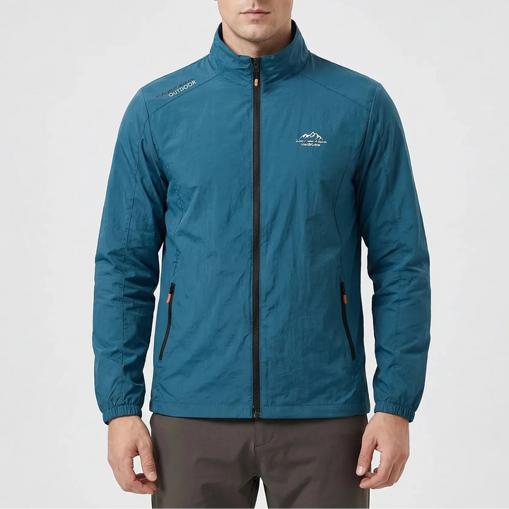 Vexalo - Lightweight Men's Zip-Up Windbreaker
