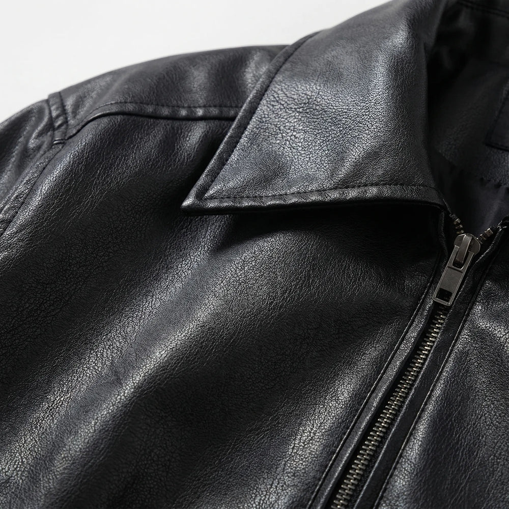 Vexora - Oversized Zip-Up Bomber Jacket