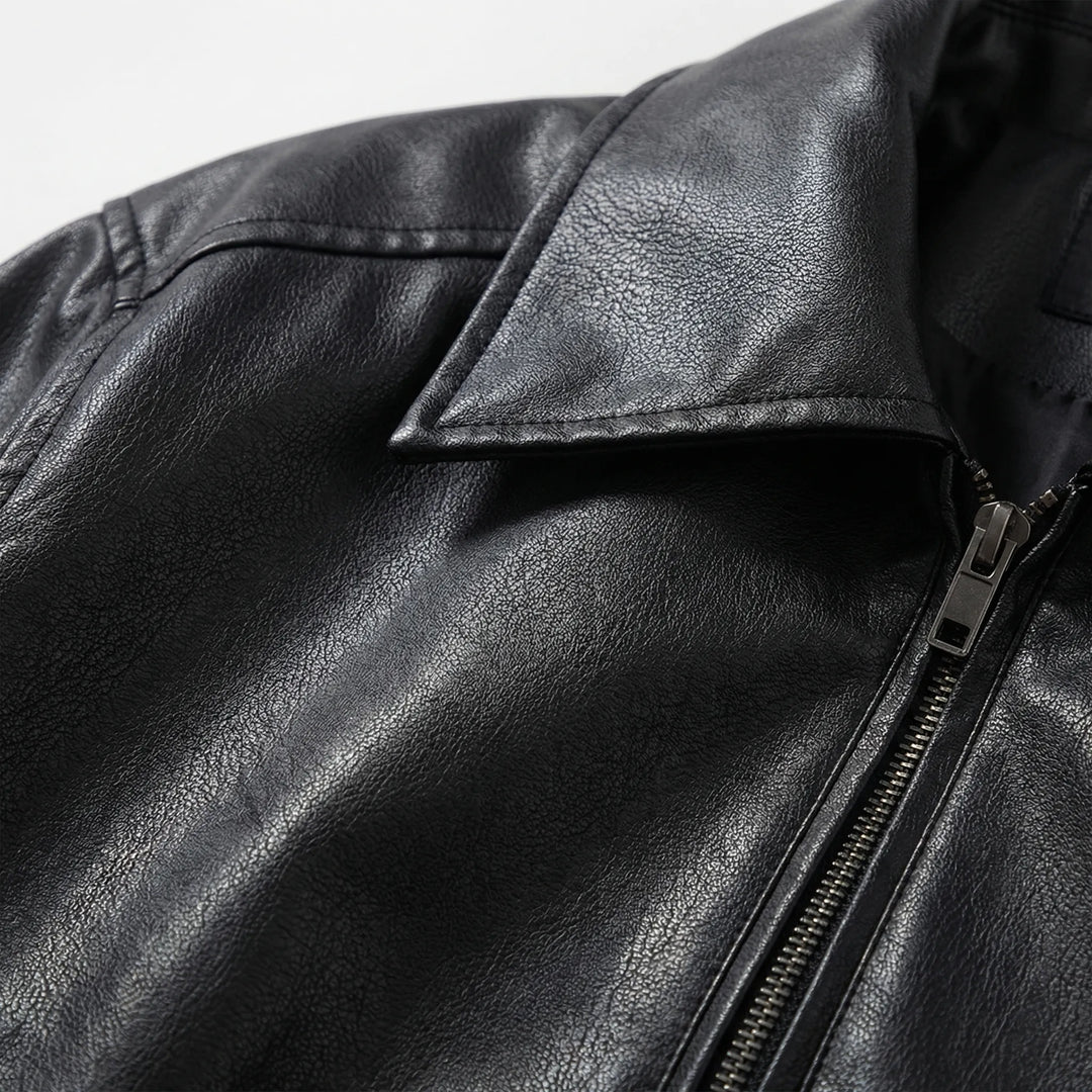 Vexora - Oversized Zip-Up Bomber Jacket