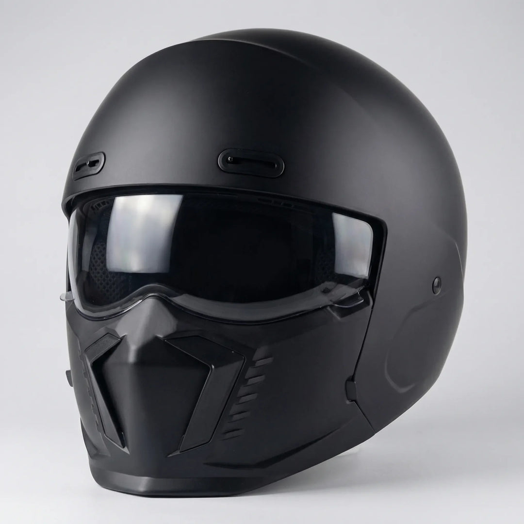 Vexorn - Full-Face Retro Pilot Motorcycle Helmet