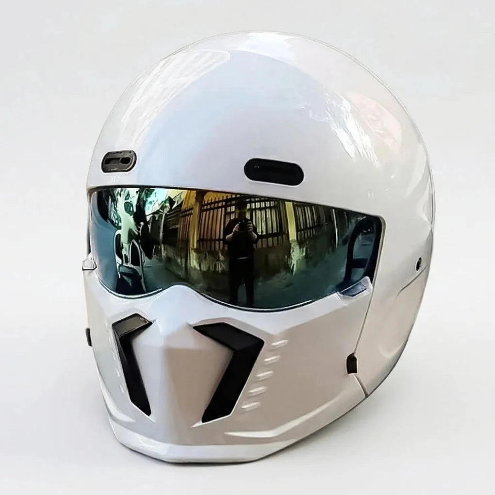 Vexorn - Full-Face Retro Pilot Motorcycle Helmet