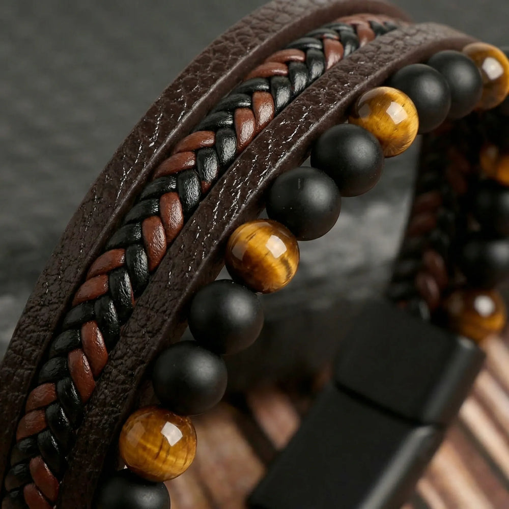 Vexron - Multi-Strand Beaded Band Bracelet
