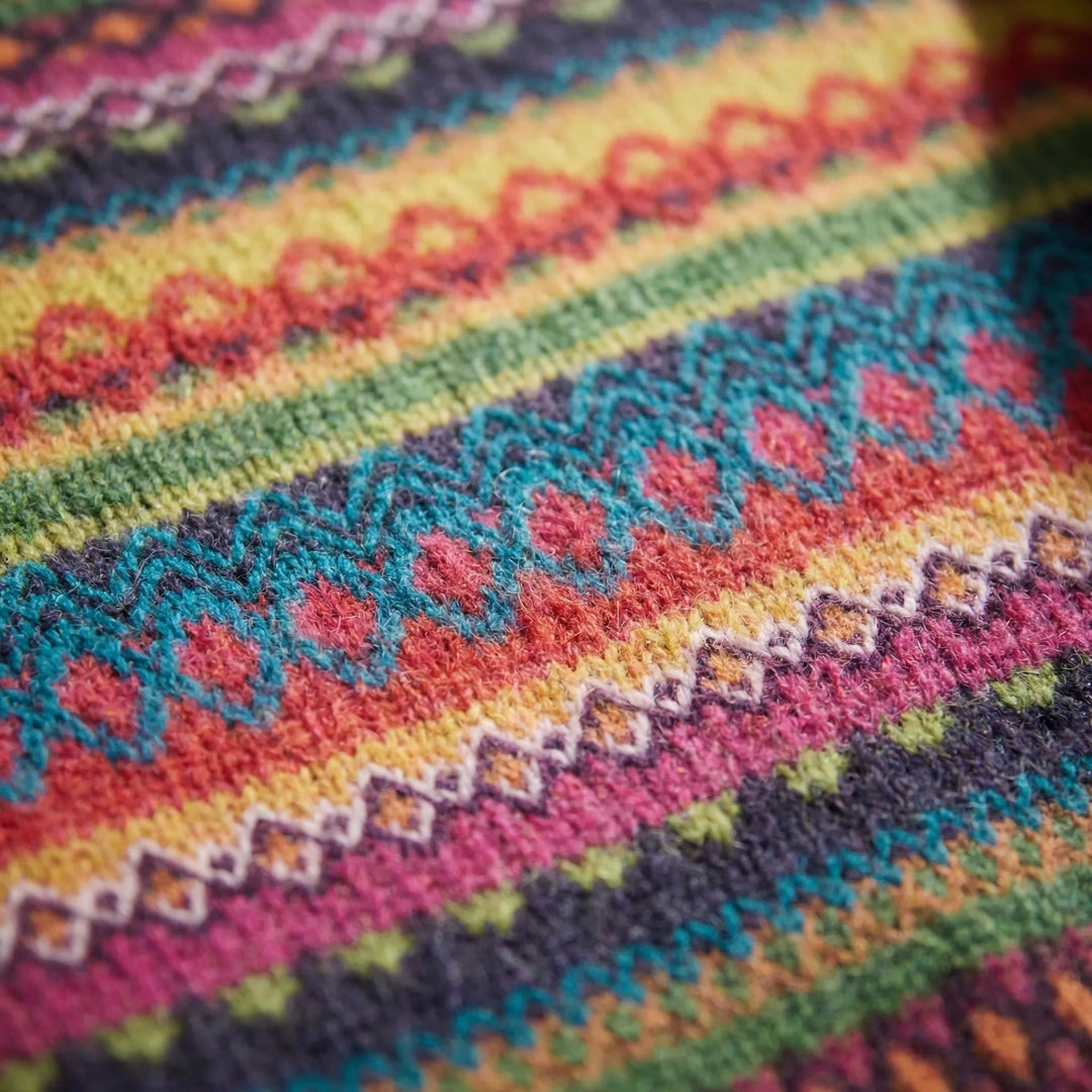 Vibrella - Multicolor Fair Isle Knit Pullover