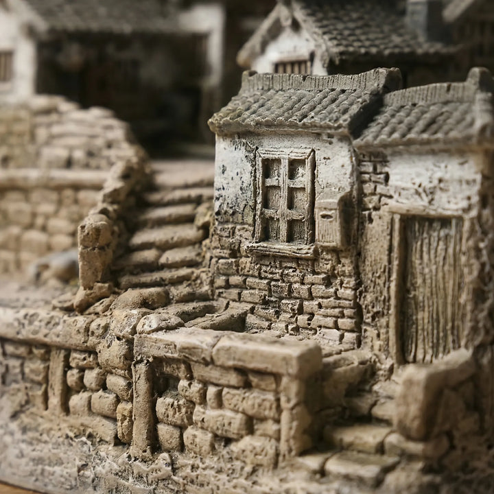 Villagora - Rustic Miniature Cottage Garden Statue