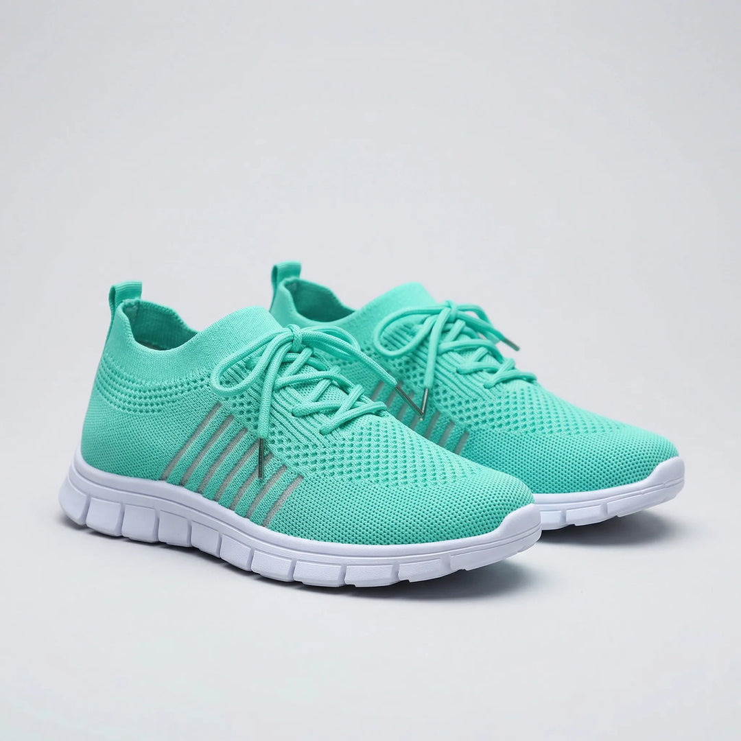Vixara - Lace-Up Breathable Mesh Sneaker
