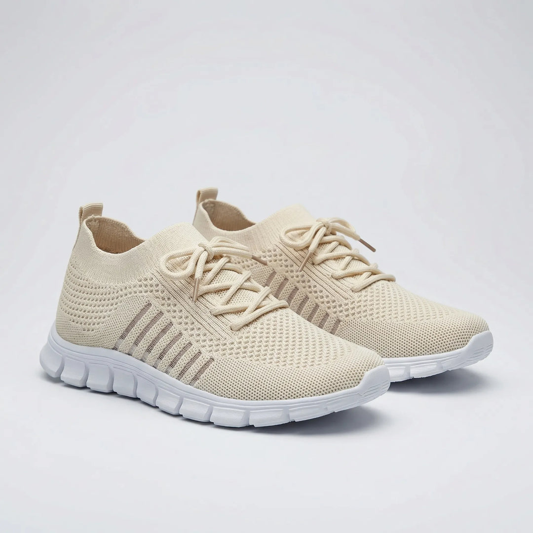 Vixara - Lace-Up Breathable Mesh Sneaker