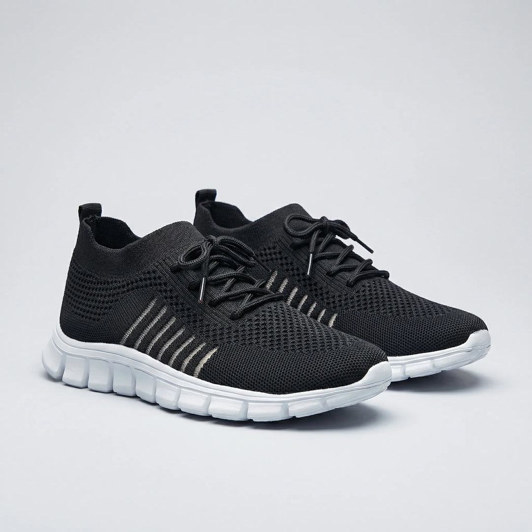 Vixara - Lace-Up Breathable Mesh Sneaker