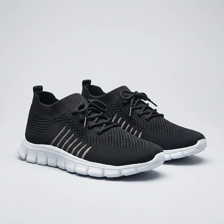 Vixara - Lace-Up Breathable Mesh Sneaker