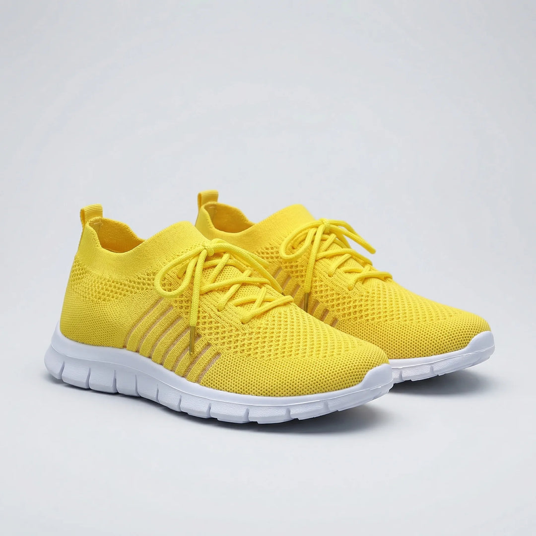 Vixara - Lace-Up Breathable Mesh Sneaker