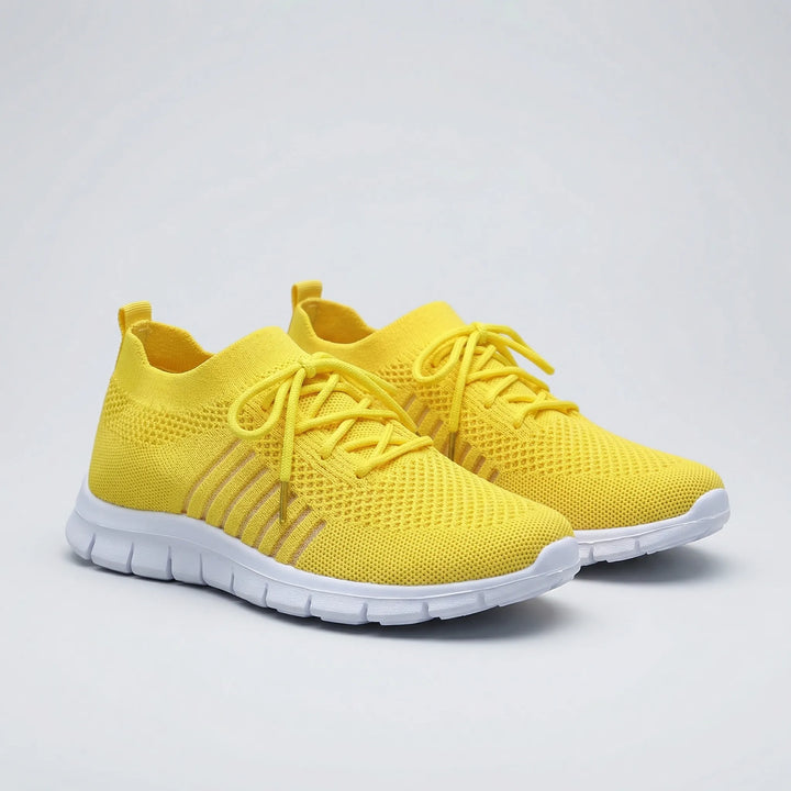 Vixara - Lace-Up Breathable Mesh Sneaker