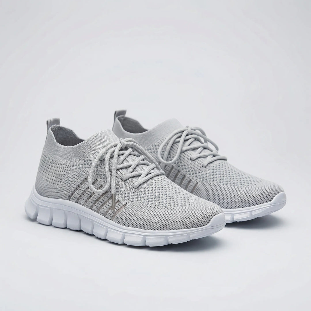 Vixara - Lace-Up Breathable Mesh Sneaker