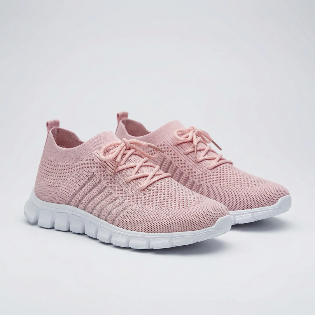Vixara - Lace-Up Breathable Mesh Sneaker