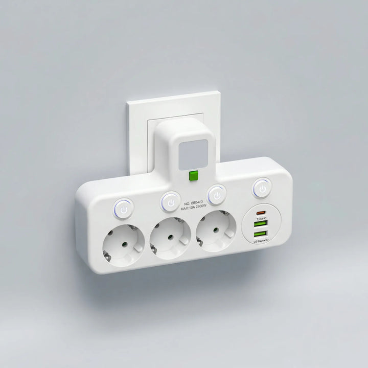 Voltara - Multi-Outlet Surge-Protected Wall Adapter