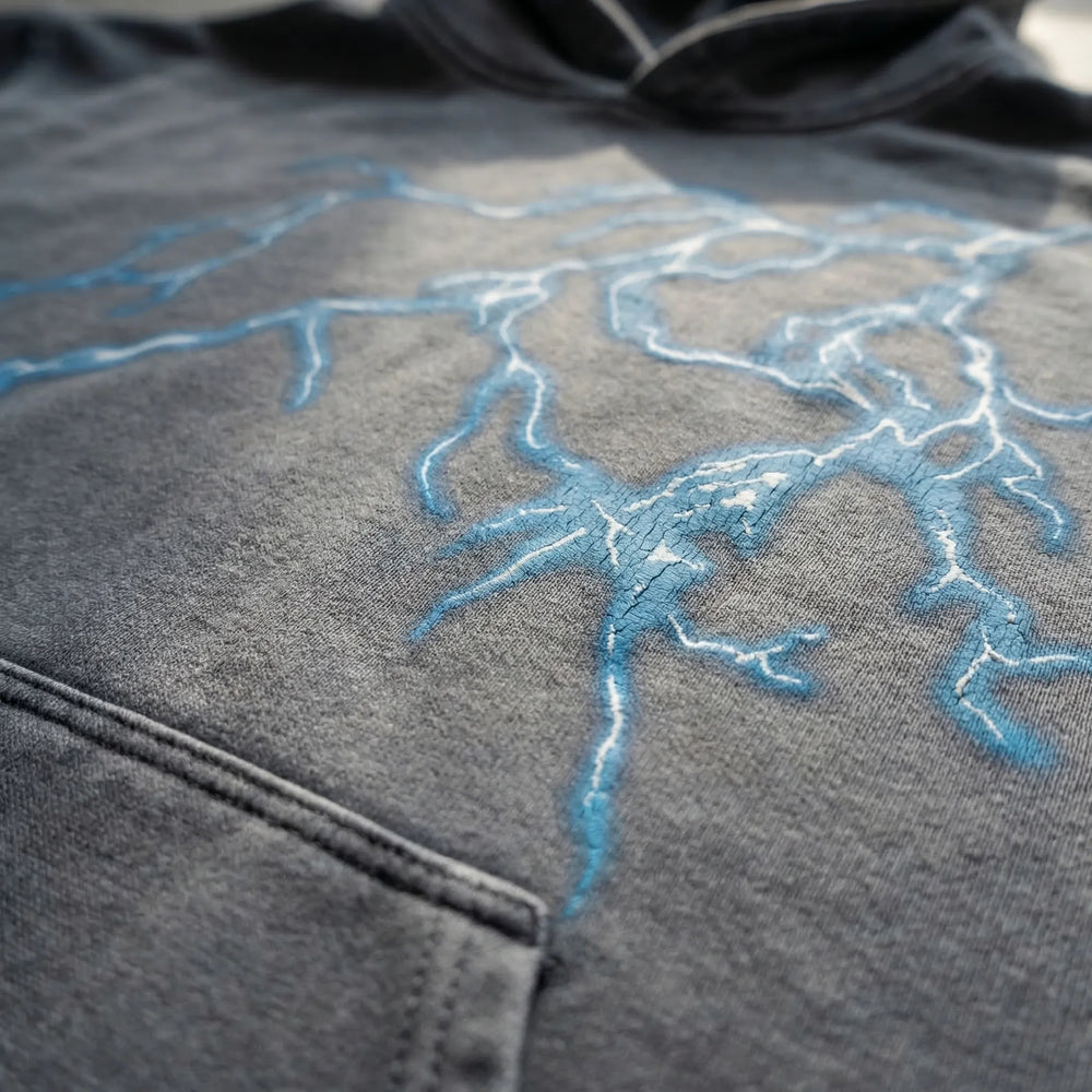 Voltrik - Oversized Graphic Pullover Hoodie