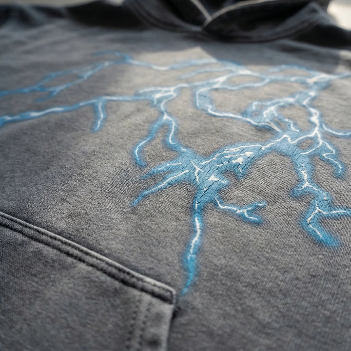 Voltrik - Oversized Graphic Pullover Hoodie