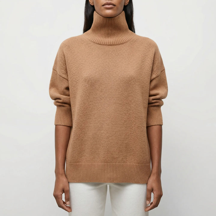 Volvaine - Slim Fit Turtleneck Sweater