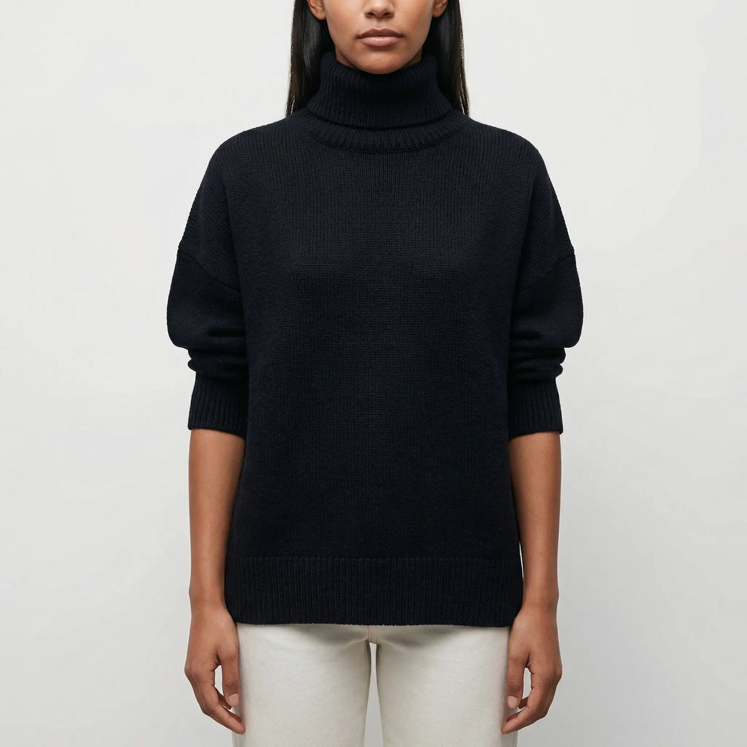Volvaine - Slim Fit Turtleneck Sweater
