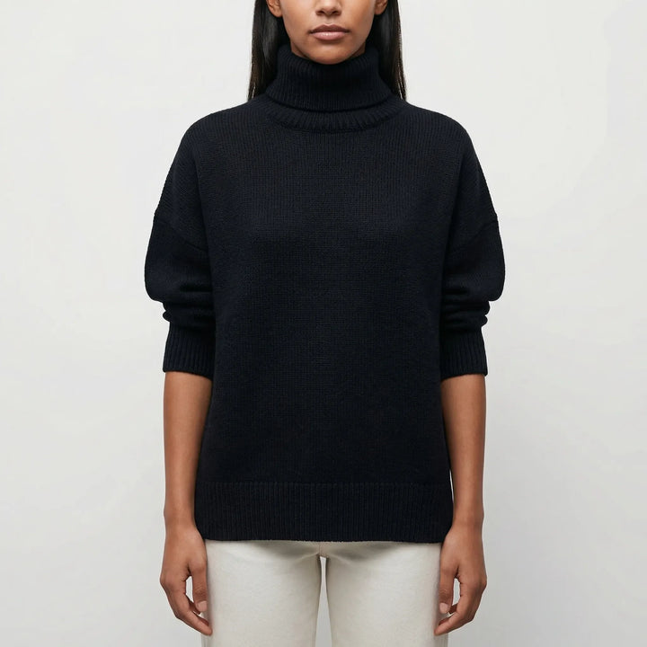 Volvaine - Slim Fit Turtleneck Sweater