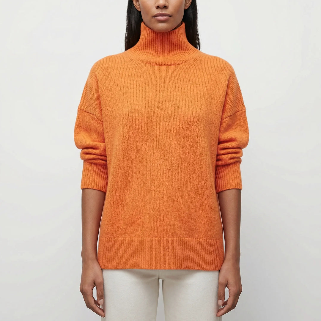 Volvaine - Slim Fit Turtleneck Sweater