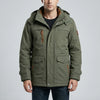 Hooded Quilted Men's Winter Jacket