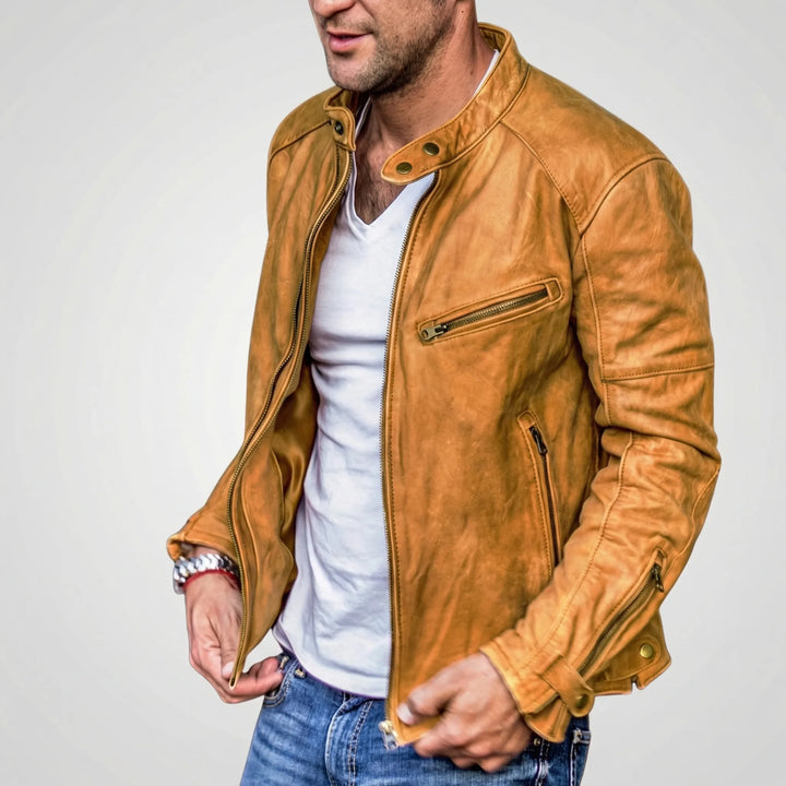 Vostrek - Stand-Collar Zip-Up Men's Jacket