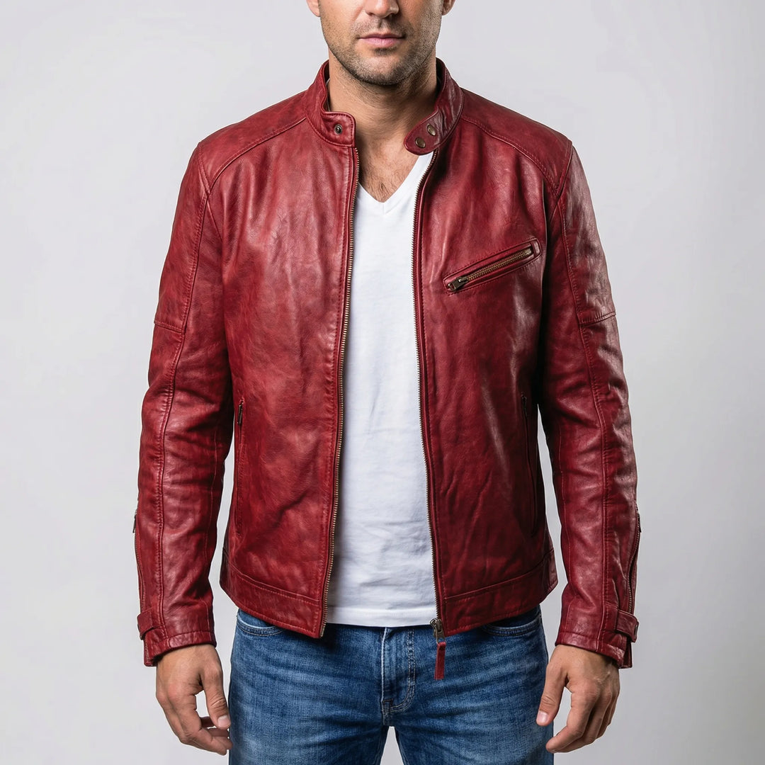 Vostrek - Stand-Collar Zip-Up Men's Jacket