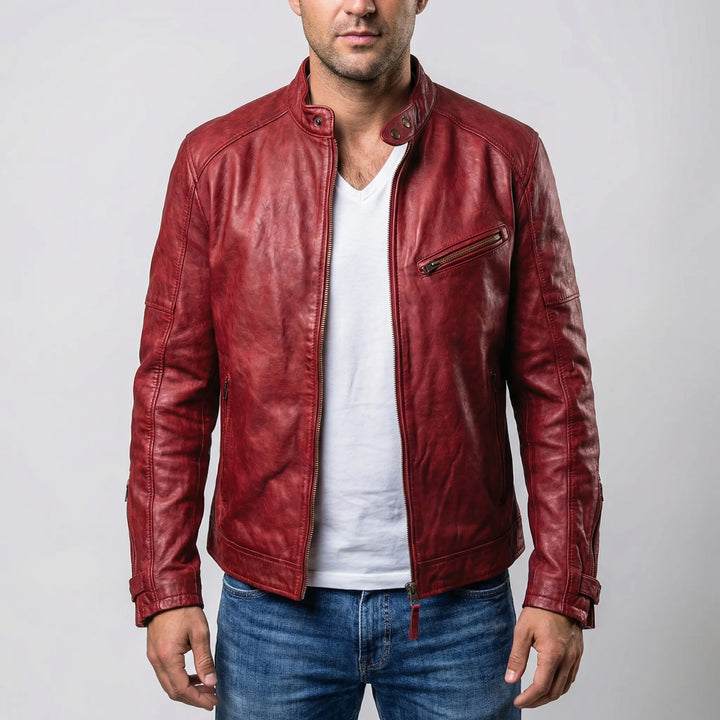 Vostrek - Stand-Collar Zip-Up Men's Jacket