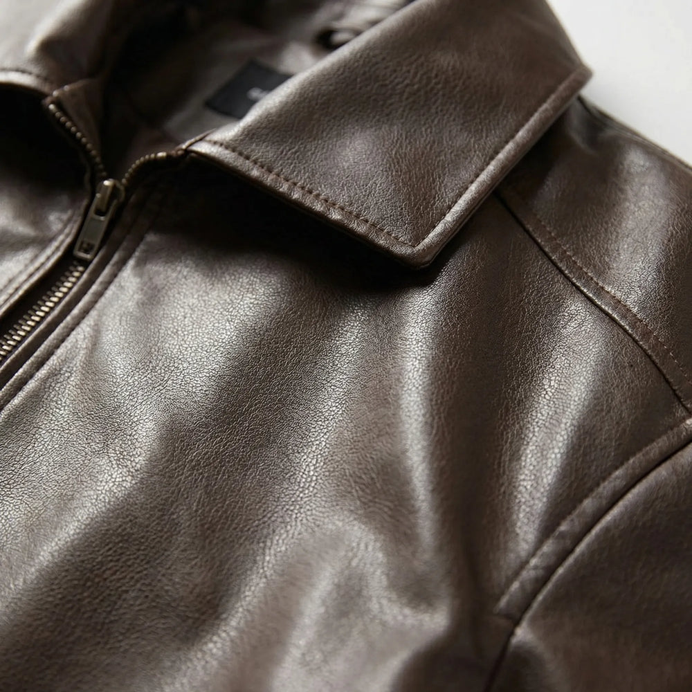 Voxara - Oversized Zip-Up Bomber Jacket