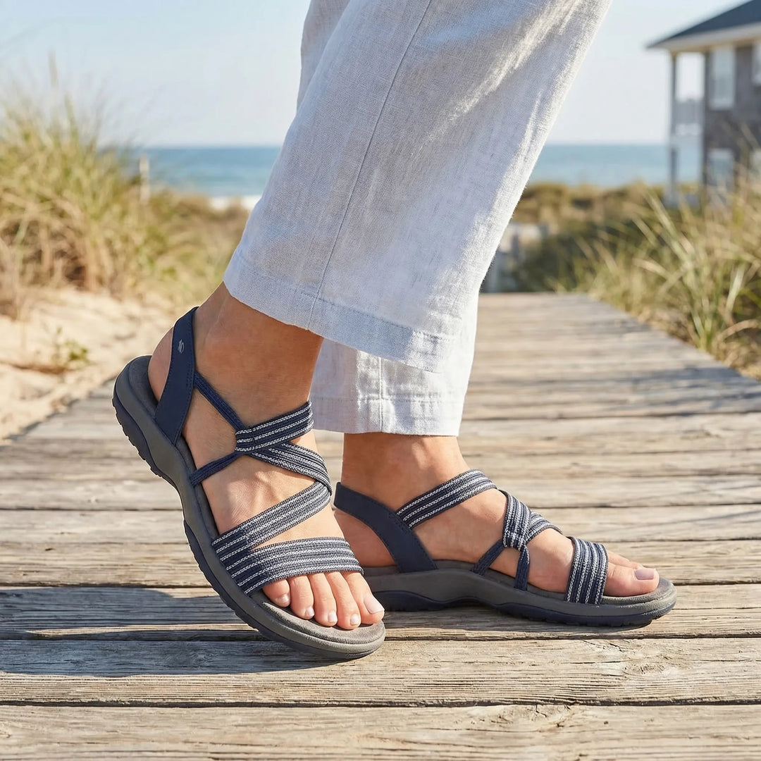 Walkova - Strappy Flat Sandal For Women