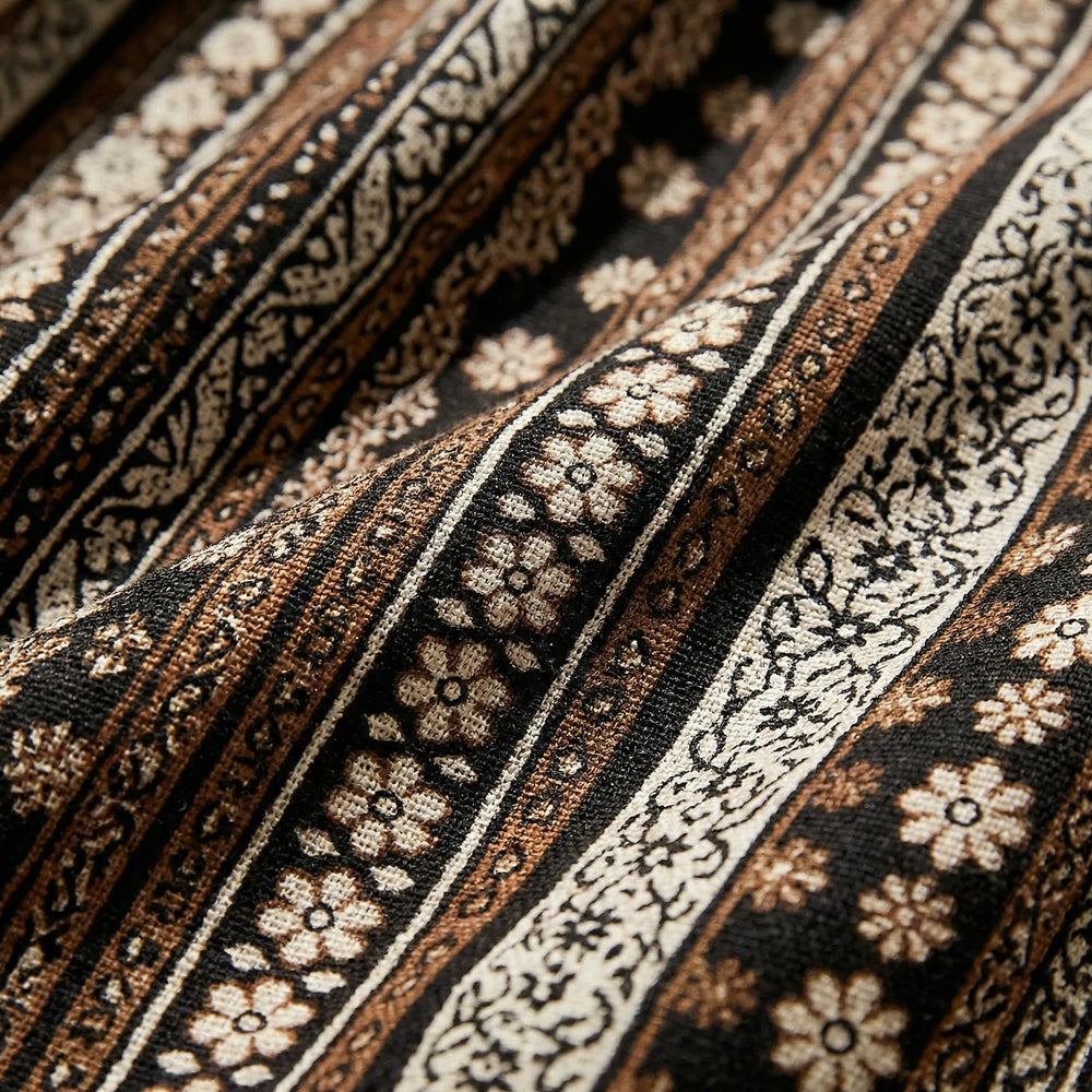 Wandrova - High-Waist Boho Harem Pants For Women
