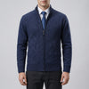 Full-Zip Texturerad Stickad Kardigan