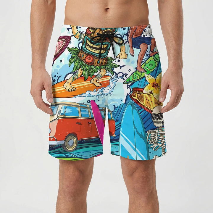 Wavecraft - Graphic Print Men's Swim Shorts