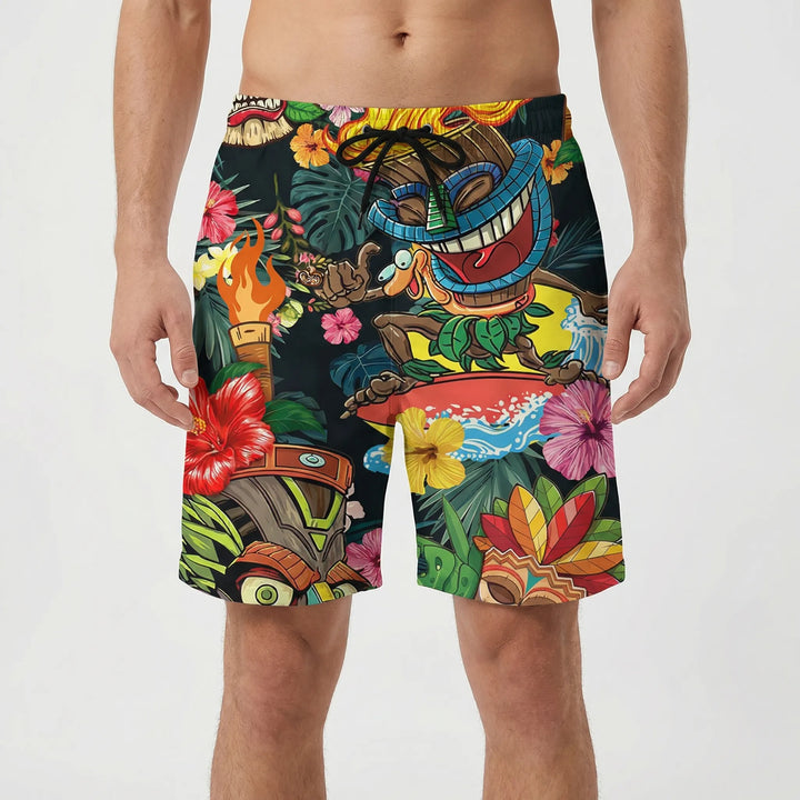Wavecraft - Graphic Print Men's Swim Shorts