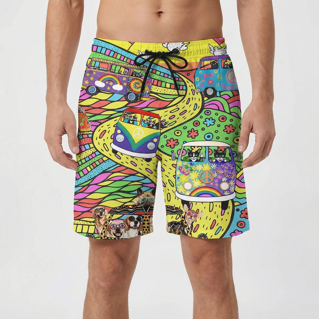 Wavecraft - Graphic Print Men's Swim Shorts