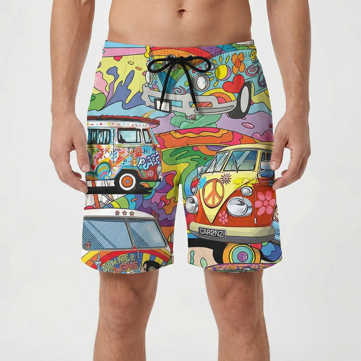 Wavecraft - Graphic Print Men's Swim Shorts