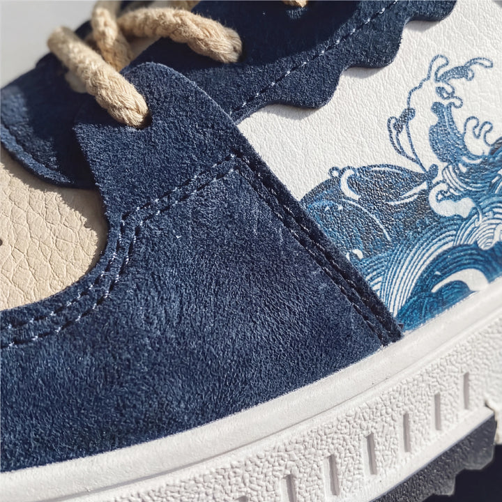 Wavecrest - Low-Profile Lace-Up Casual Sneaker