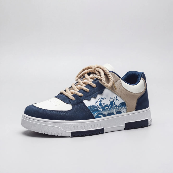 Wavecrest - Low-Profile Lace-Up Casual Sneaker