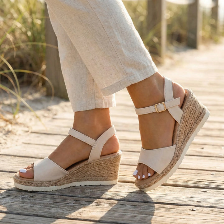 Wedalia - Wedge Heel Ankle Strap Sandal