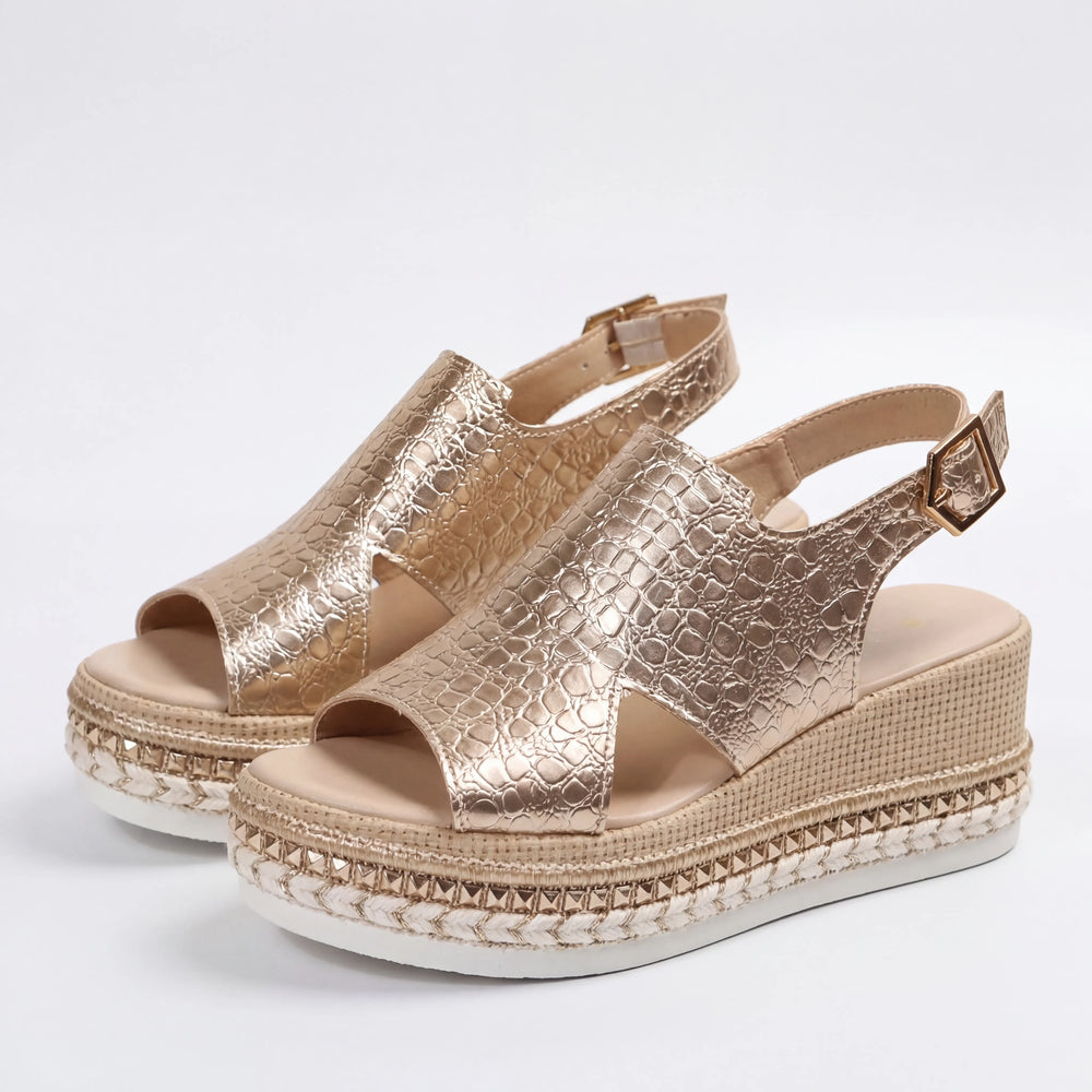 Wedgova - Chunky Wedge Platform Sandal